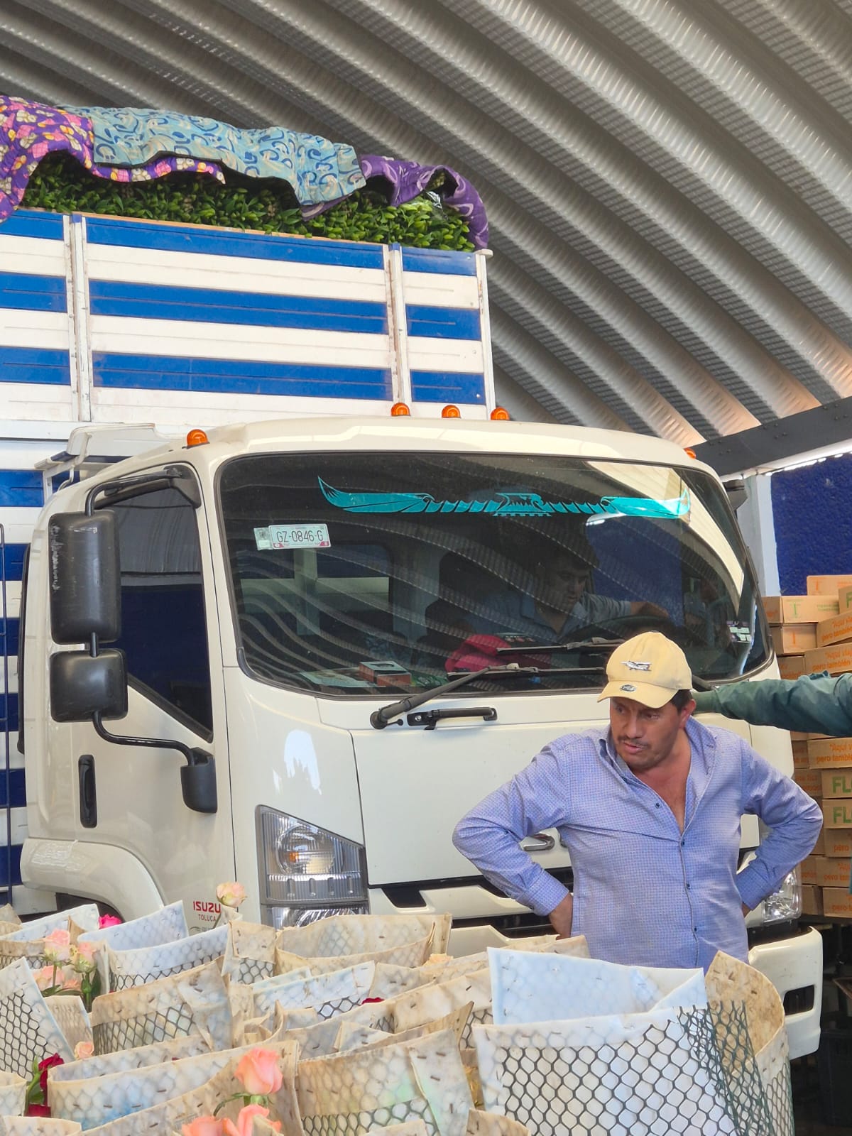 Preparación y transporte de flores